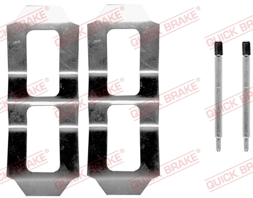 Accessory Kit, disc brake pad